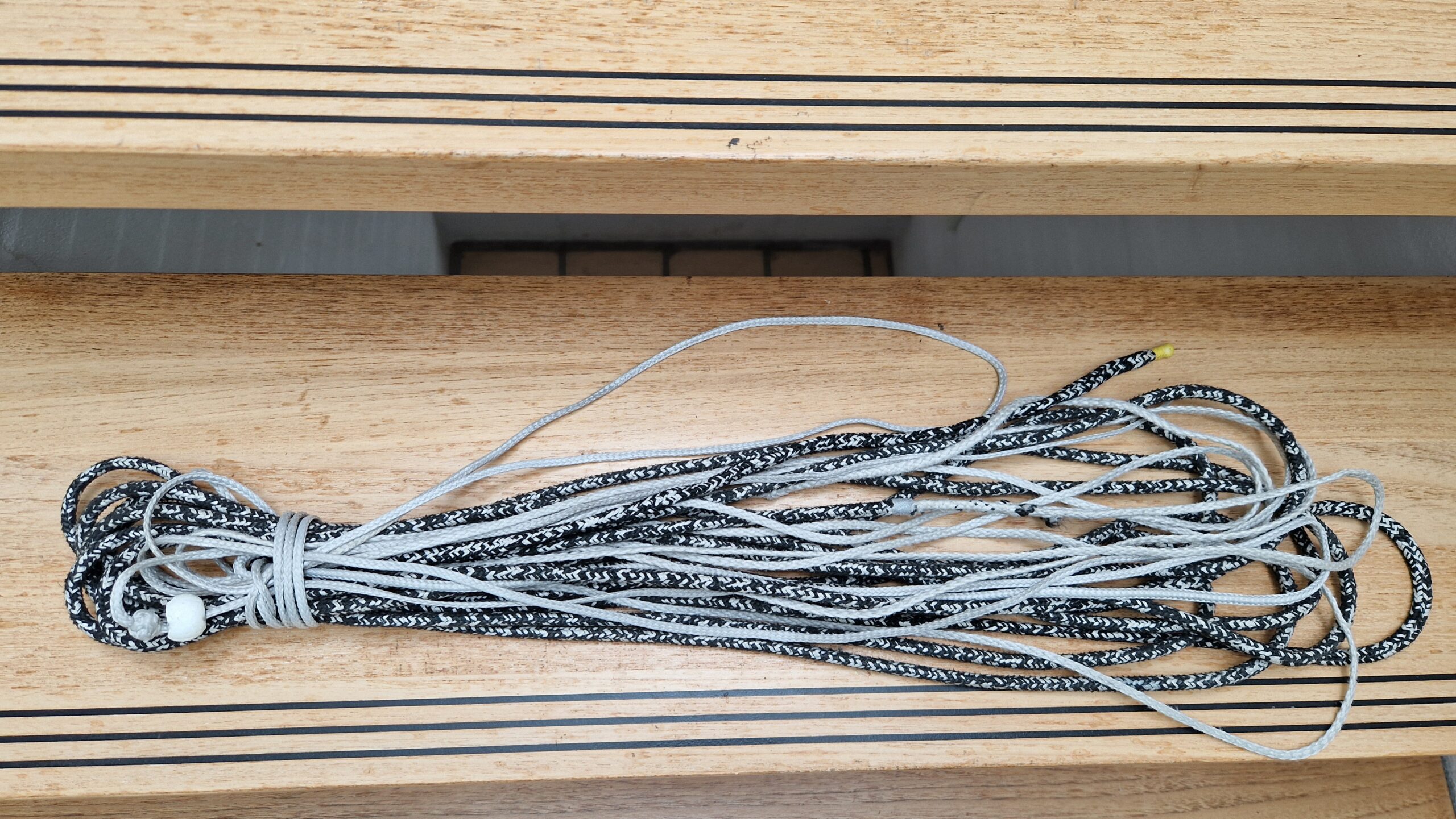 Spilerfald, Storsejlsskøde, Fokkeskøde