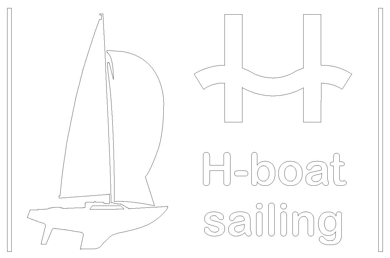 H-båds reklame til bagklappen